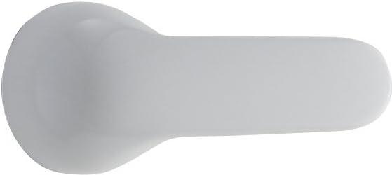 White Polished Metal Lever Handle for Tub & Shower