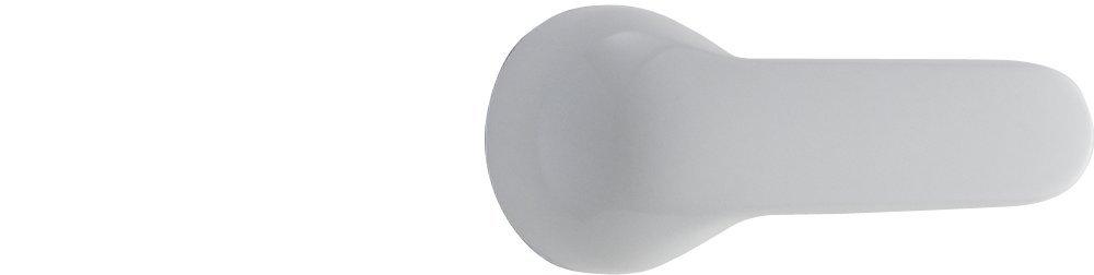 White Polished Metal Lever Handle for Tub & Shower