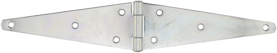 National Hardware - V282 10" Heavy Strap Hinge with no Screws - Boxed Loose