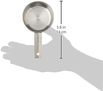 Tablecraft Products Company Measuring Cup,1/2 Cup,Stainless Steel 724C
