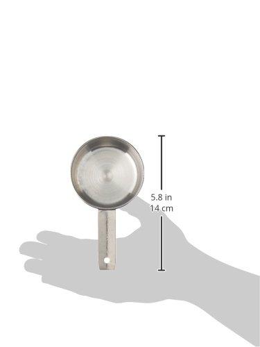 Tablecraft Products Company Measuring Cup,1/2 Cup,Stainless Steel 724C