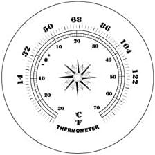 Ambient Weather WS-GL032 Porthole Collection Weather Center with Thermometer, Hygrometer, Barometer