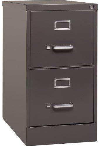 Lorell Fortress 15'' Wide 2 -Drawer Steel File Cabinet