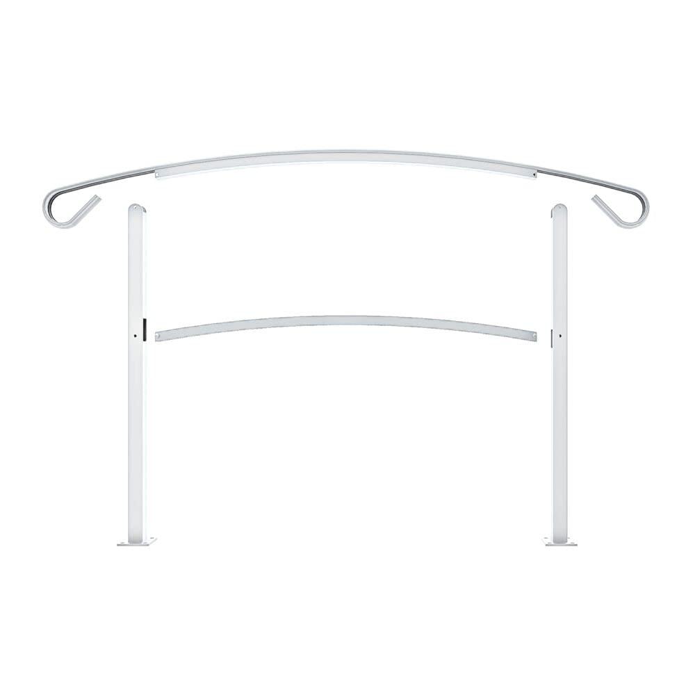 Barrette Outdoor Living Handirail 4-Step Aluminum Rail Kit