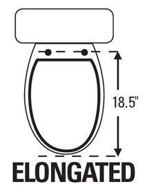 TinyHiney Elongated Toilet Seat and Lid