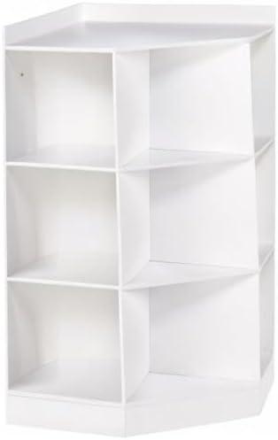 Kids' 6 Cubby with 3 Shelf Corner Cabinet - RiverRidge