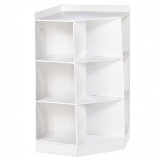 RiverRidge Home RiverRidge Kids Corner Playroom Cabinet with 6 Toy Storage Cubbies and 3 Angled Shelves