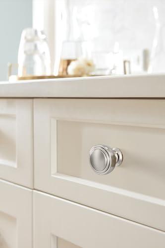 Amerock Winsome 1-1/4 inch (32mm) Diameter Polished Nickel Cabinet Knob