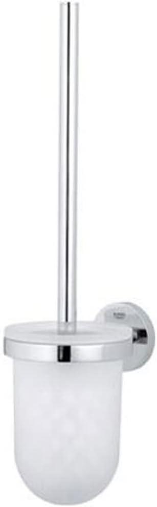 GROHE Essentials 15.69" Wall Mounted Toilet Brush and Holder