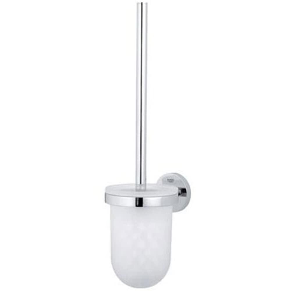 GROHE Essentials 15.69" Wall Mounted Toilet Brush and Holder