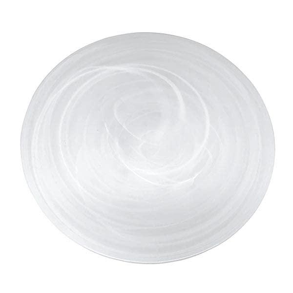 Alabaster Round Glass Platter