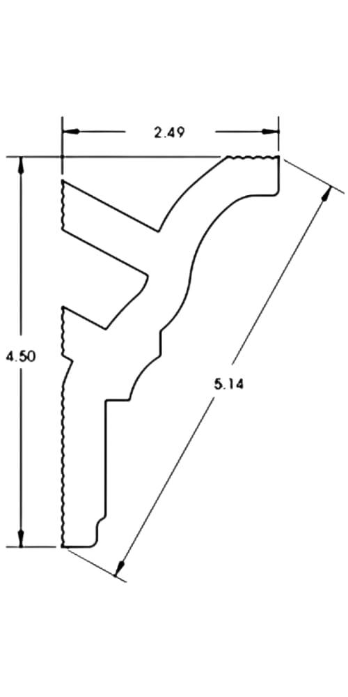 Creative Crown 4.5'' H x 95.5'' W x 3'' D Plastic Crown (Set of 11)