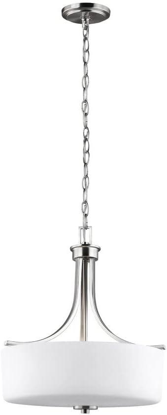 Canfield 3-Light Brushed Nickel Pendant