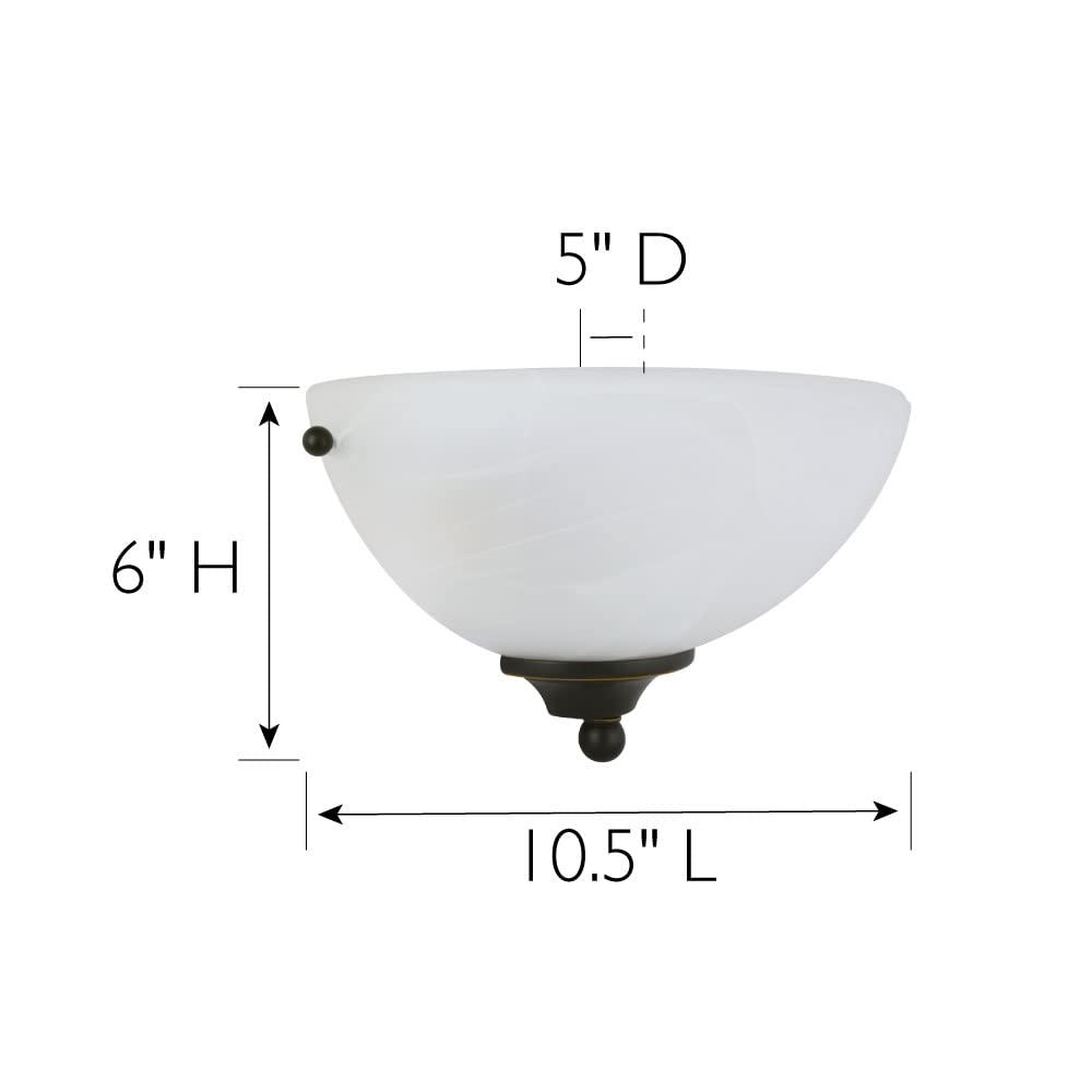 Design House 1 - Light Dimmable White Flush Mount