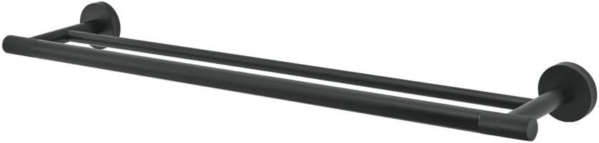 Avallon 24" Double Towel Bar in Matte Black