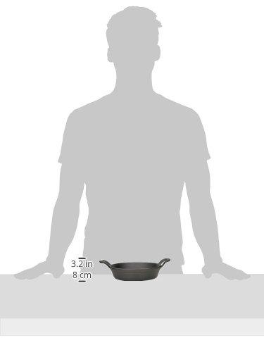 American Metalcraft CIPR7251 Medium Cast Iron Casserole Pan, Round, Black C80