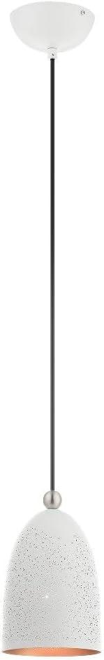 Livex Lighting Arlington 1 - Light Pendant in Nordic Gray