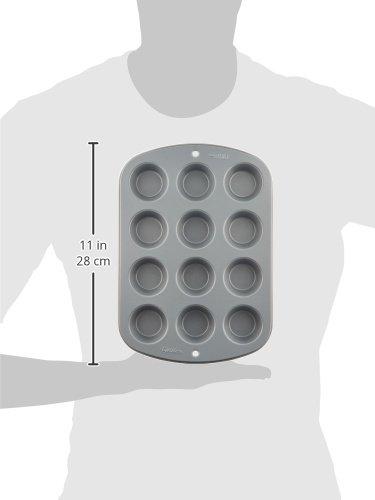 Wilton 3.4 in. W X 11.8 in. L Mini Muffin Pan Silver