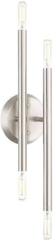 Livex Lighting Soho 4 - Light Wall Light in  Brushed Nickel
