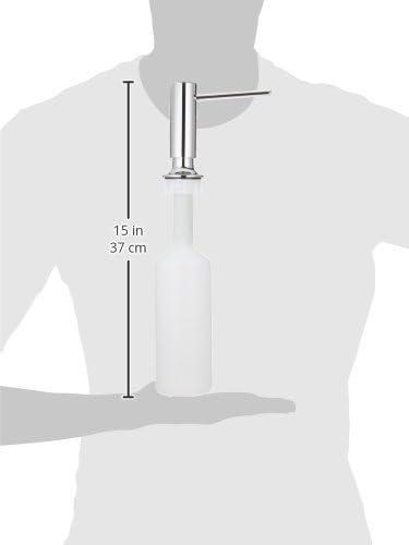 Contemporary Design Refillable Soap Dispenser, Lotion Dispenser for Bathroom or Kitchen