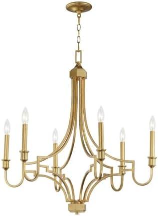 Maxim Lighting Normandy 6 - Light Chandelier in  Gold Leaf