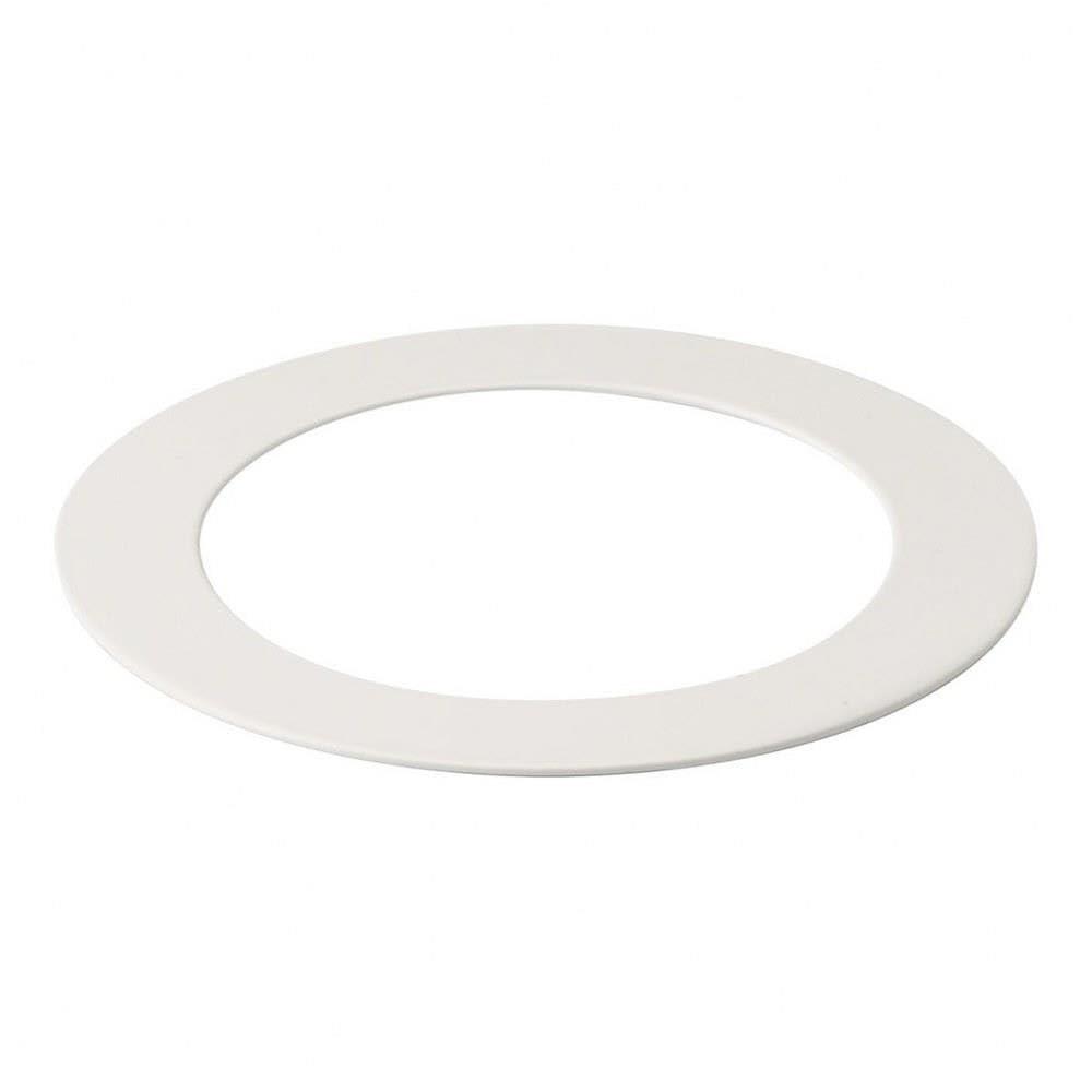 Uxcell Metal Goof Trim Ring, 2.99" OD 2.2" ID Circular Ceiling Light Ring Trims, Matte White 1Pack