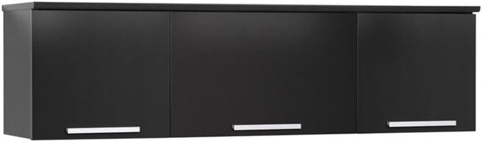 47.25'' W x 13'' H Black Standard Wall Cabinet Ready-to-Assemble