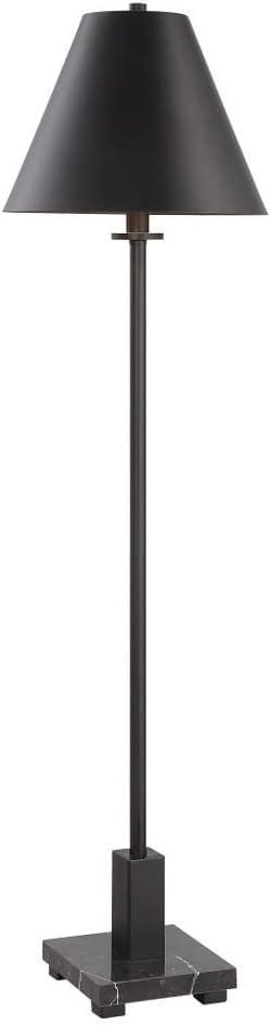 Uttermost Pilot 36 1/2" Satin Black Metal Buffet Table Lamp