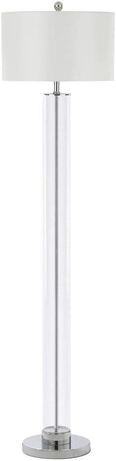 Lovato 64 Inch H Floor Lamp - Clear - Safavieh