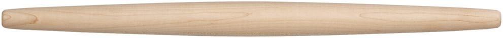 Handcrafted French Style Maple Wood Rolling Pin, 20 inch