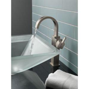 Delta Vero Single Handle Vessel Bathroom Faucet, Chrome
