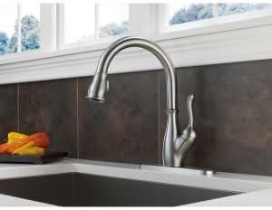 Leland Pull Down Sprayer Kitchen Sink Faucet, Single Handle Kitchen Faucet