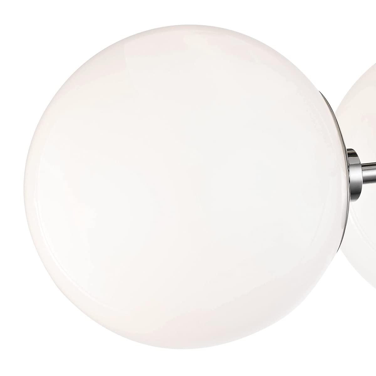 Mitzi Stella 3 - Light Semi-Flush Mount in  Old Bronze White Shade