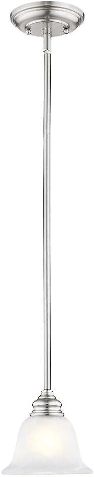 Livex Lighting Essex 1 - Light Pendant in  Brushed Nickel