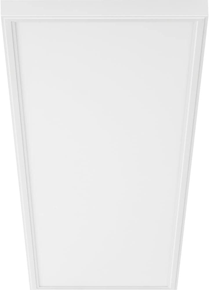 Sleek 47" White Aluminum LED Ceiling Panel with Dimmable Light