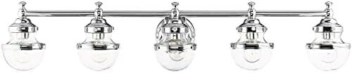 Livex Lighting - Oldwick - 5 Light Large Bath Vanity In Nautical Style-8.25