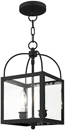 Livex Lighting Milford 2 - Light Pendant in  Black