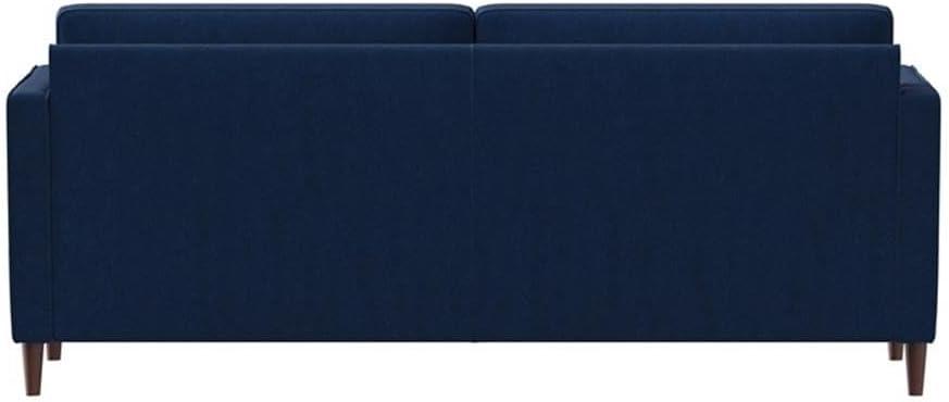 LifeStyle Solutions Jareth Sofa in Navy Blue Fabric Upholstery