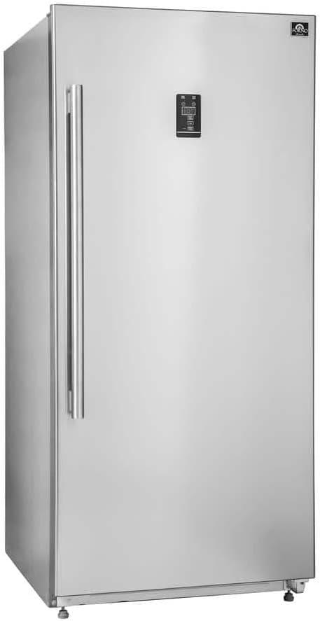 Forno Rizzuto 56-Inch Convertible Refrigerator/Freezer Set, 27.6 cu.ft Total Capacity, Decorative Grill, ENERGY STAR Certified