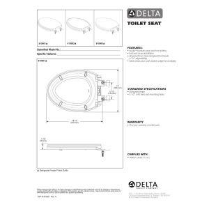 Wycliffe Elongated Toilet Seat
