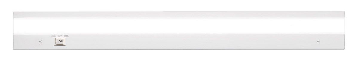 BA-ACLED24-27/30WT-WAC Lighting-Duo-120V 8W 2700K/3000K 1 LED Dual Color Option Light Bar in Contemporary Style-2.75 Inches Wide by 1 Inch High-White