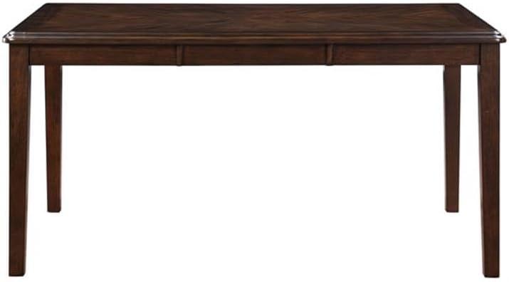 New Classic Gia 60" 5-Piece Rectangular Wood Dining Set with 4 Chairs in Cherry