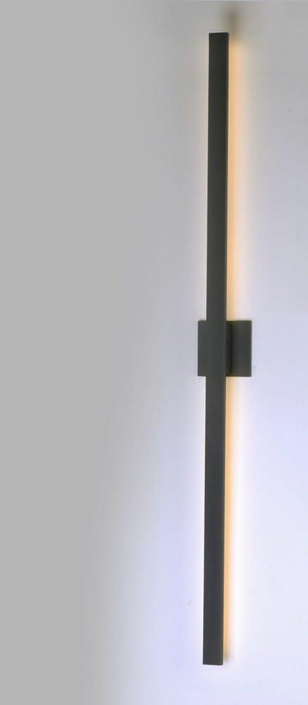 Et2 E41344 Alumilux 51" Tall Led Outdoor Wall Sconce - Black