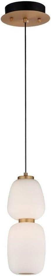 -14W 1 Led Pendant-4.75 Inches Wide By 13 Inches High Et2 Lighting E25066-92Bkgld