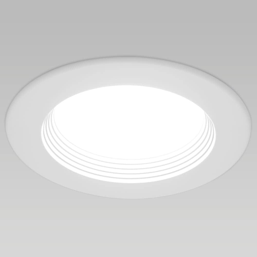 Maxxima 4" 5 CCT Retrofit Recessed LED Downlight - E-26 Quick Connect, Color Selectable 2700K-5000K (2700K/3000K/3500K/4000K/5000K), Dimmable Retrofit, 750 Lumens, Damp Rated for Kitchens - 12 Pack