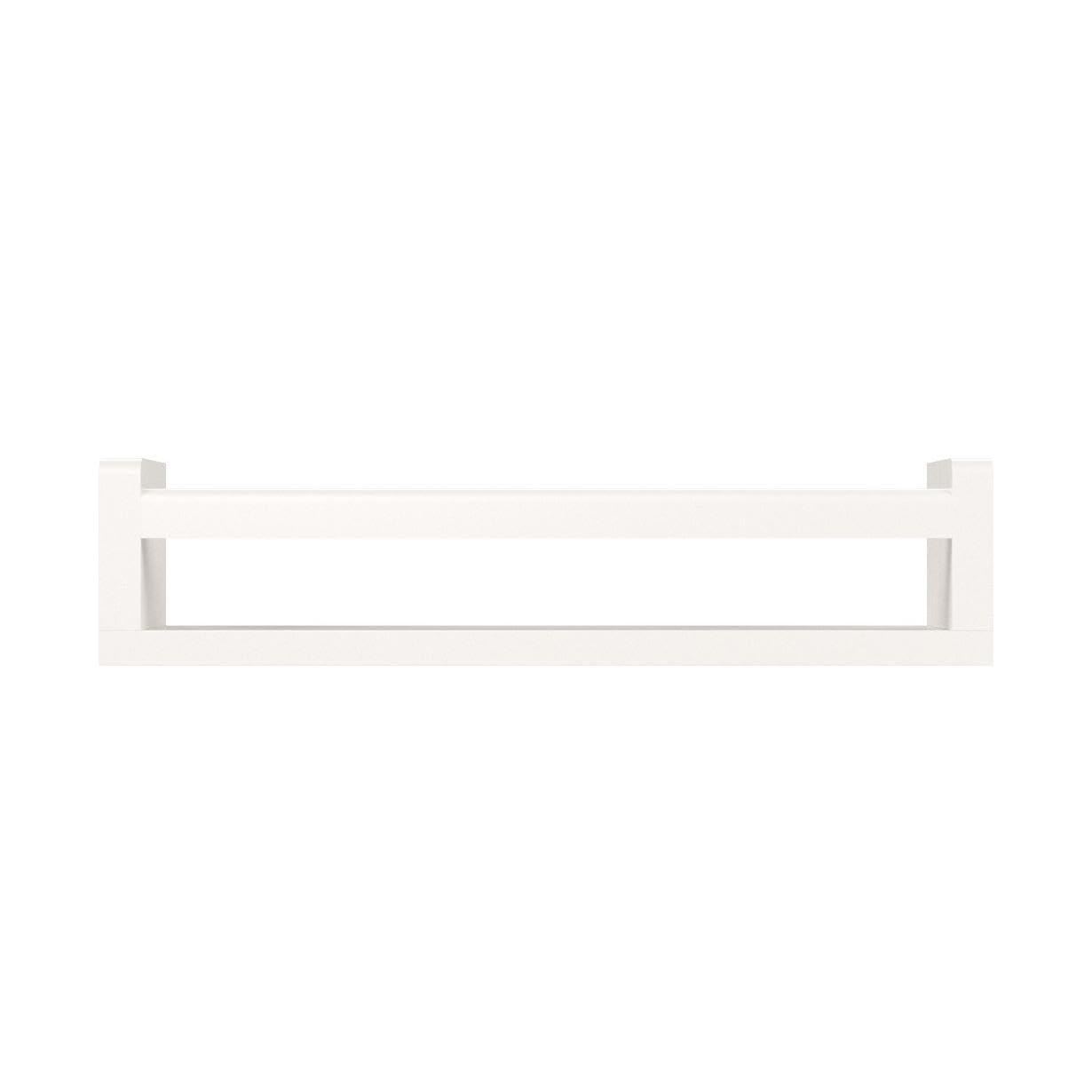Nature Supplies Set of 3 White Nursery Room Shelves. Floating Bookshelf Classic White