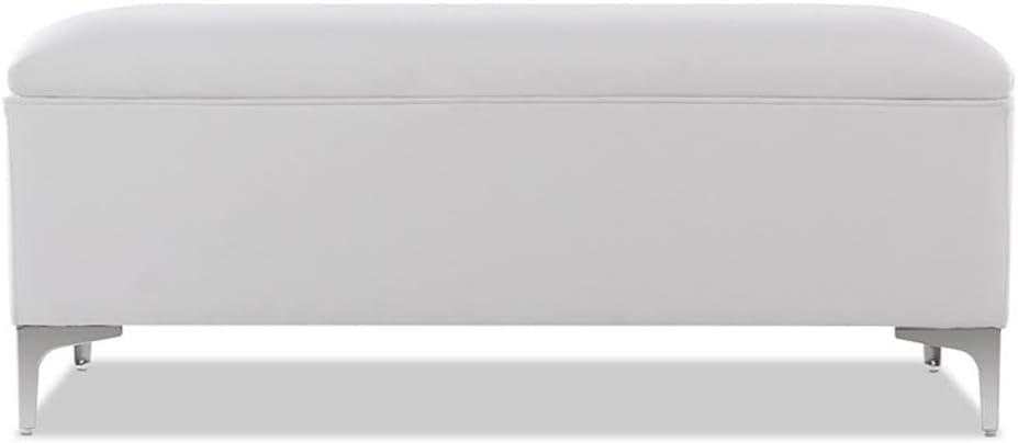 Madelyn Storage Bench Bright White