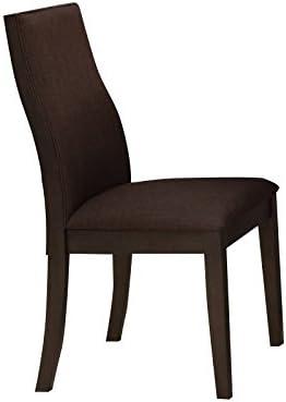 Spring Creek Upholstered Side Chairs Rich Cocoa Brown (Set of 2)