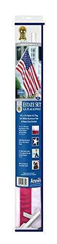 Annin Flagmakers 215211 Spinning Estate Flag Set