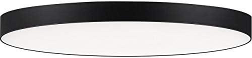 Maxim 57664Wt Trim 11" Wide Integrated Led Flush Mount Ceiling Fixture - Black